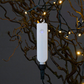 Lyskæde Basis 100 LED m/timer genopladelig 9,9 meter